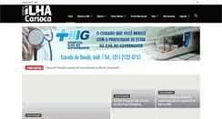 Desktop Screenshot of ilhacarioca.com.br